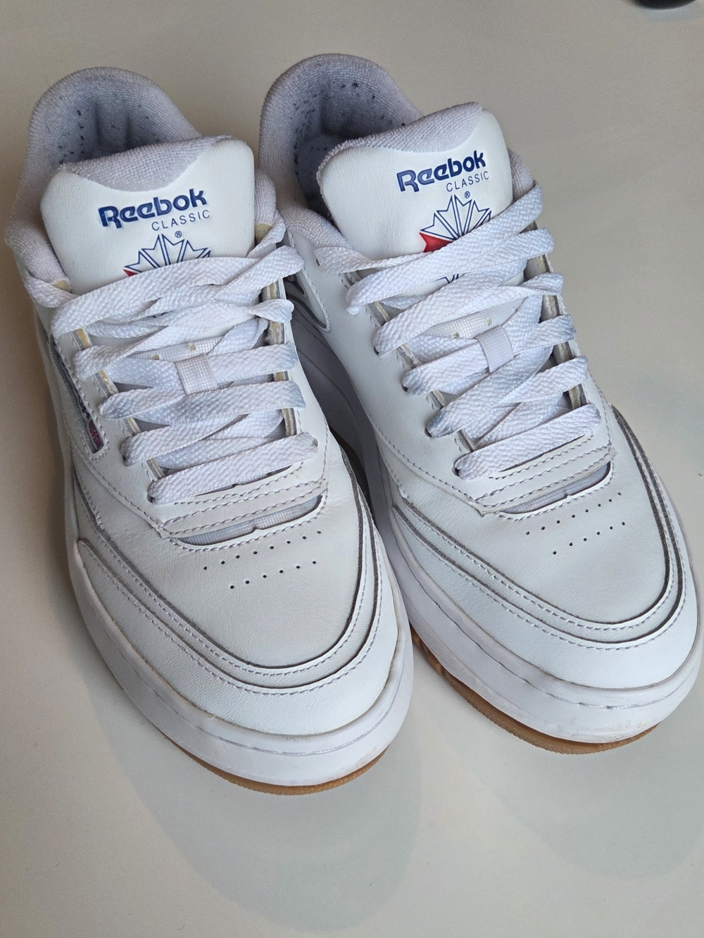 Reebok Classic White Leather Sneakers